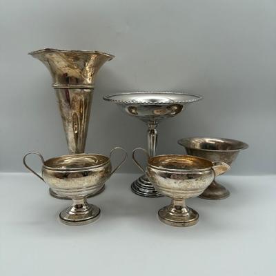 Assorted Weighted Sterling Silver Pieces
