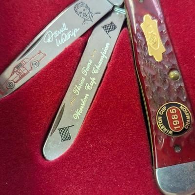 20th Anniversary Case XX Winston Cup Mint Full Knife Set in Original Box 0123 1/1500