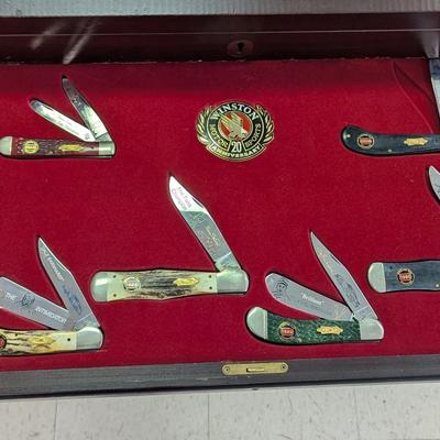 20th Anniversary Case XX Winston Cup Mint Full Knife Set in Original Box 0123 1/1500