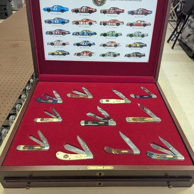 20th Anniversary Case XX Winston Cup Mint Full Knife Set in Original Box 0123 1/1500