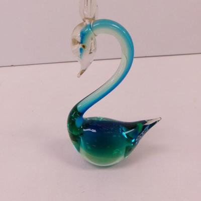 Vintage Murano Salivati Swan Art Glass