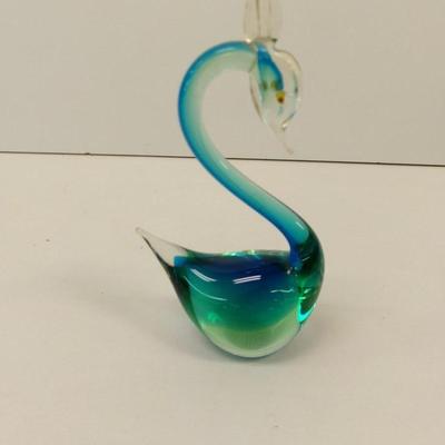 Vintage Murano Salivati Swan Art Glass