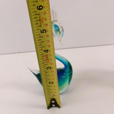 Vintage Murano Salivati Swan Art Glass