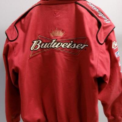 Budweiser NASCAR Jacket Drivers Line Dale Earnhardt Jacket