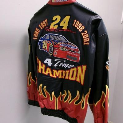 Champion Jeff Gordon NASCAR Leather Jacket