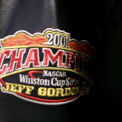 Champion Jeff Gordon NASCAR Leather Jacket
