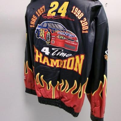 Champion Jeff Gordon NASCAR Leather Jacket