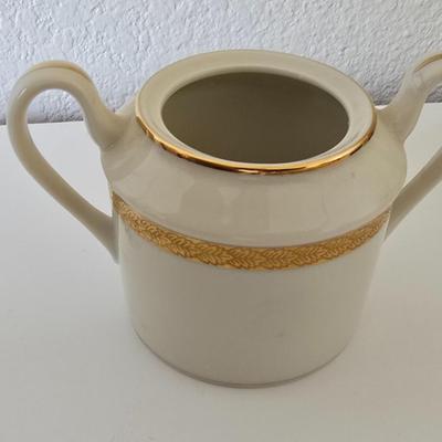 Fitz & Floyd “Roanoke” Creamer & Sugar Bowl Set