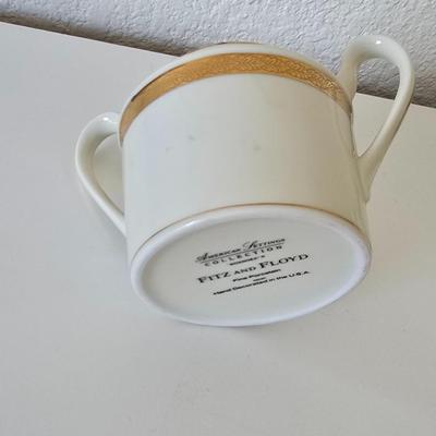 Fitz & Floyd “Roanoke” Creamer & Sugar Bowl Set