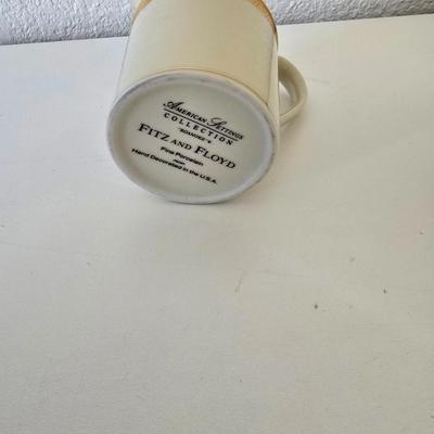 Fitz & Floyd “Roanoke” Creamer & Sugar Bowl Set