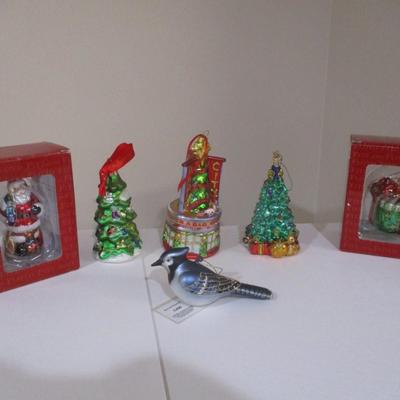 Elegant Christmas Ornaments Lot 3