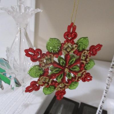 Stained Glass Christmas Decorations Katherine's Collection Icicles Lot 9