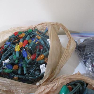 Assortment Of Stringed Christmas Lights #12