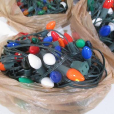 Assortment Of Stringed Christmas Lights #12