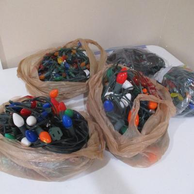 Assortment Of Stringed Christmas Lights #12
