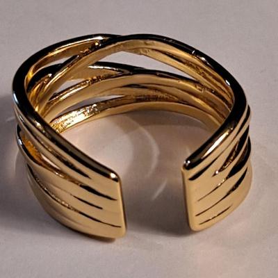 Ring 18k Gold Overlay Sterling Silver