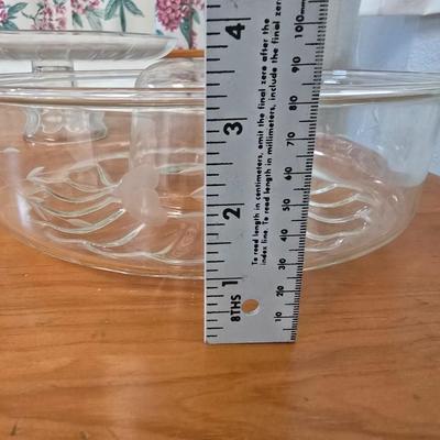 Princess House Heritage Jello Mold & Anchor Hocking Cake Stand – Set of 2