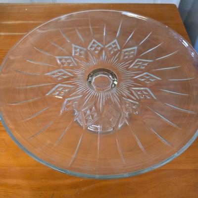 Princess House Heritage Jello Mold & Anchor Hocking Cake Stand – Set of 2