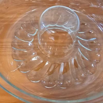 Princess House Heritage Jello Mold & Anchor Hocking Cake Stand – Set of 2