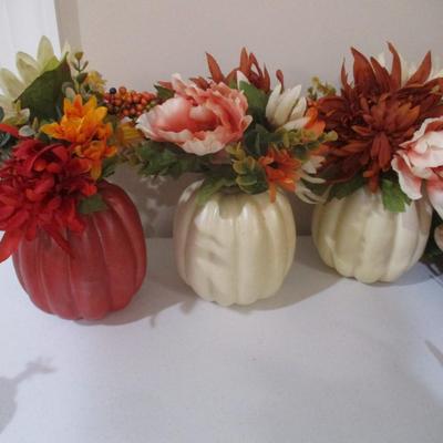 Fall Decorations Pumpkins Leaves #18 (SR)
