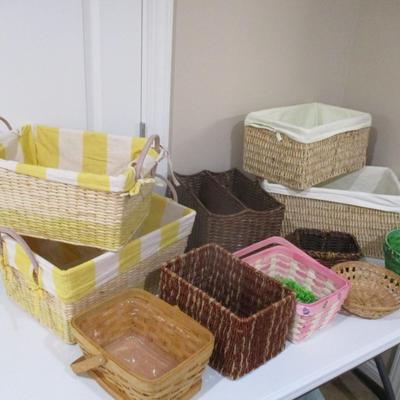 Assortment Of Wicker Baskets (SR)