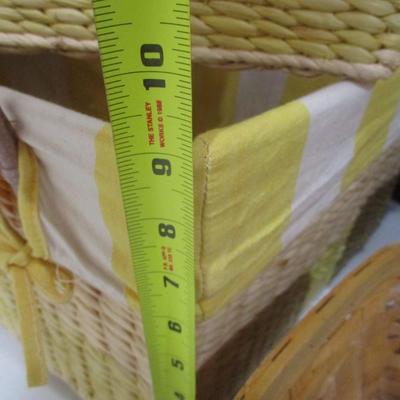 Assortment Of Wicker Baskets (SR)