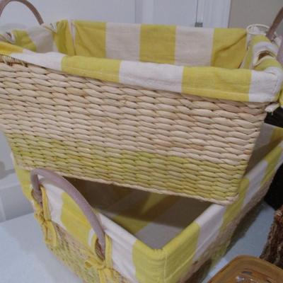 Assortment Of Wicker Baskets (SR)