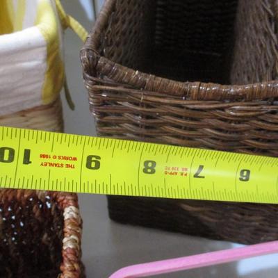 Assortment Of Wicker Baskets (SR)