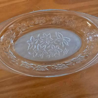 Princess House Fantasia Clear Glass Bakeware & Serving Set – 9 Pieces