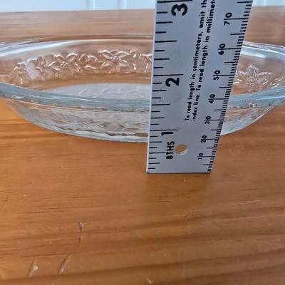 Princess House Fantasia Clear Glass Bakeware & Serving Set – 9 Pieces