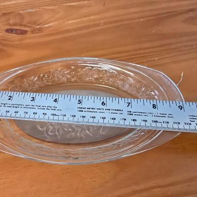 Princess House Fantasia Clear Glass Bakeware & Serving Set – 9 Pieces