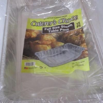 14 = Caterer's Choice Steam Table Pans (SR)