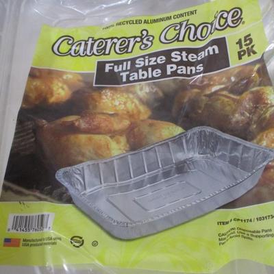 14 = Caterer's Choice Steam Table Pans (SR)