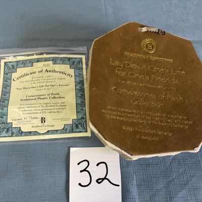 Cornerstones of Faith Plaque