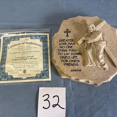 Cornerstones of Faith Plaque