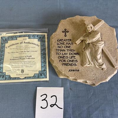 Cornerstones of Faith Plaque