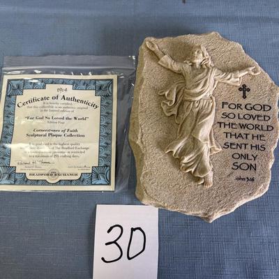 Cornerstone of Faith Plaque