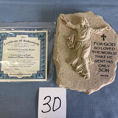Cornerstone of Faith Plaque