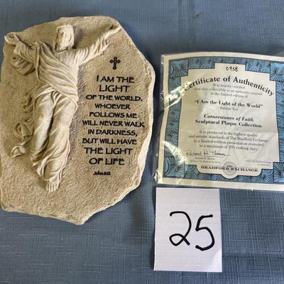 Cornerstone Faith Plaque