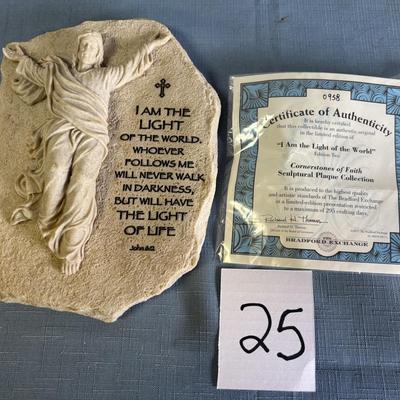 Cornerstone Faith Plaque