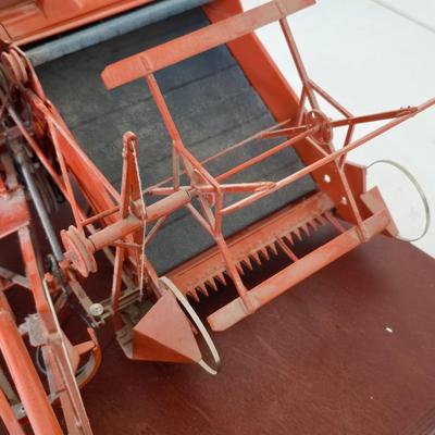 Franklin Mint Allis-Chalmers Type 60A All-Crop Harvester – Die-Cast Model on Base