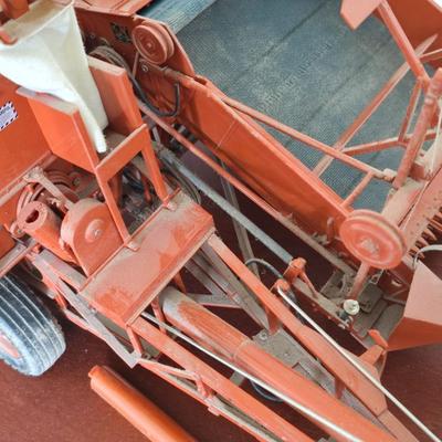 Franklin Mint Allis-Chalmers Type 60A All-Crop Harvester – Die-Cast Model on Base