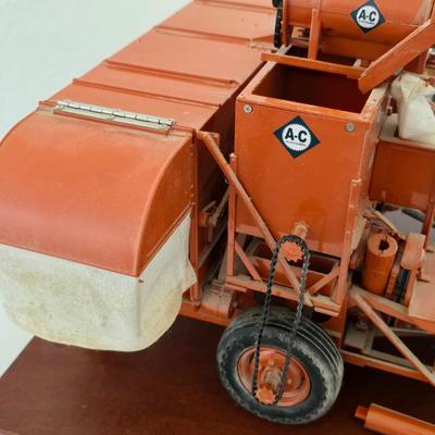 Franklin Mint Allis-Chalmers Type 60A All-Crop Harvester – Die-Cast Model on Base