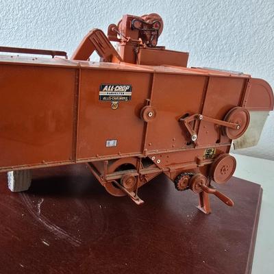 Franklin Mint Allis-Chalmers Type 60A All-Crop Harvester – Die-Cast Model on Base