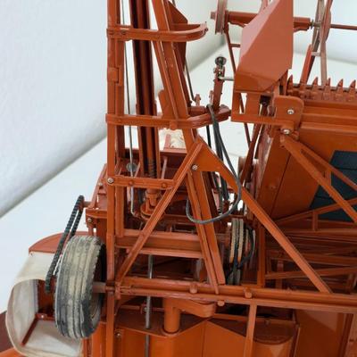 Franklin Mint Allis-Chalmers Type 60A All-Crop Harvester – Die-Cast Model on Base