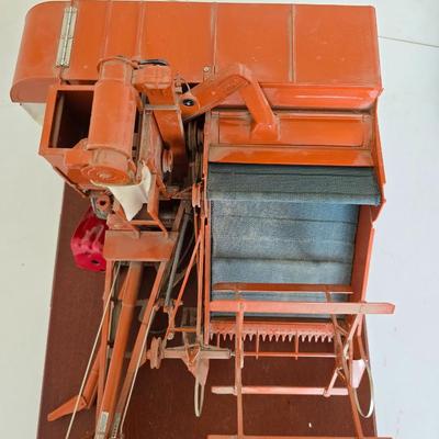 Franklin Mint Allis-Chalmers Type 60A All-Crop Harvester – Die-Cast Model on Base