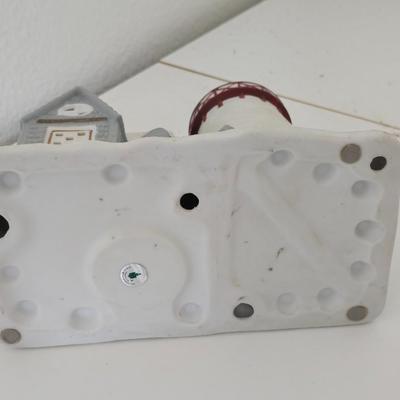 Ceramic Lighthouse Tealight Holder – Coastal Cottage Decor