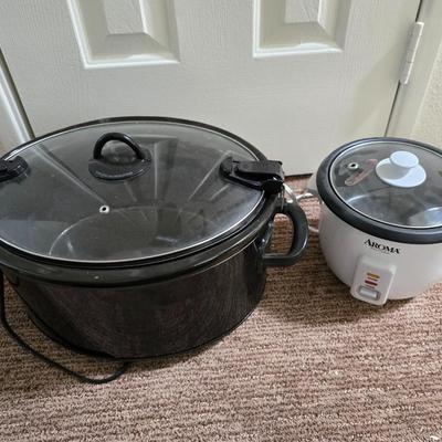 Slow Cook & Serve – Crock-Pot Slow Cooker & Aroma Rice Cooker Duo
