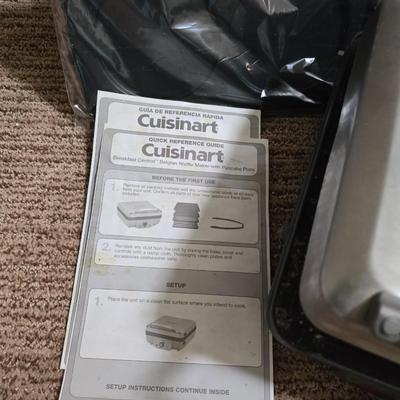 Cuisinart Belgian Waffle Maker with Pancake Plate Insert – Complete Set