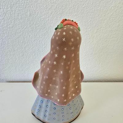 Hand-Painted Mexican Folk Art Figurines – Set of 2